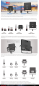 Preview: Swit FLOW10K Tx+Rx Set, 3G HD-SDI / HDMI mit NP-F und V-Mount Akku Mount